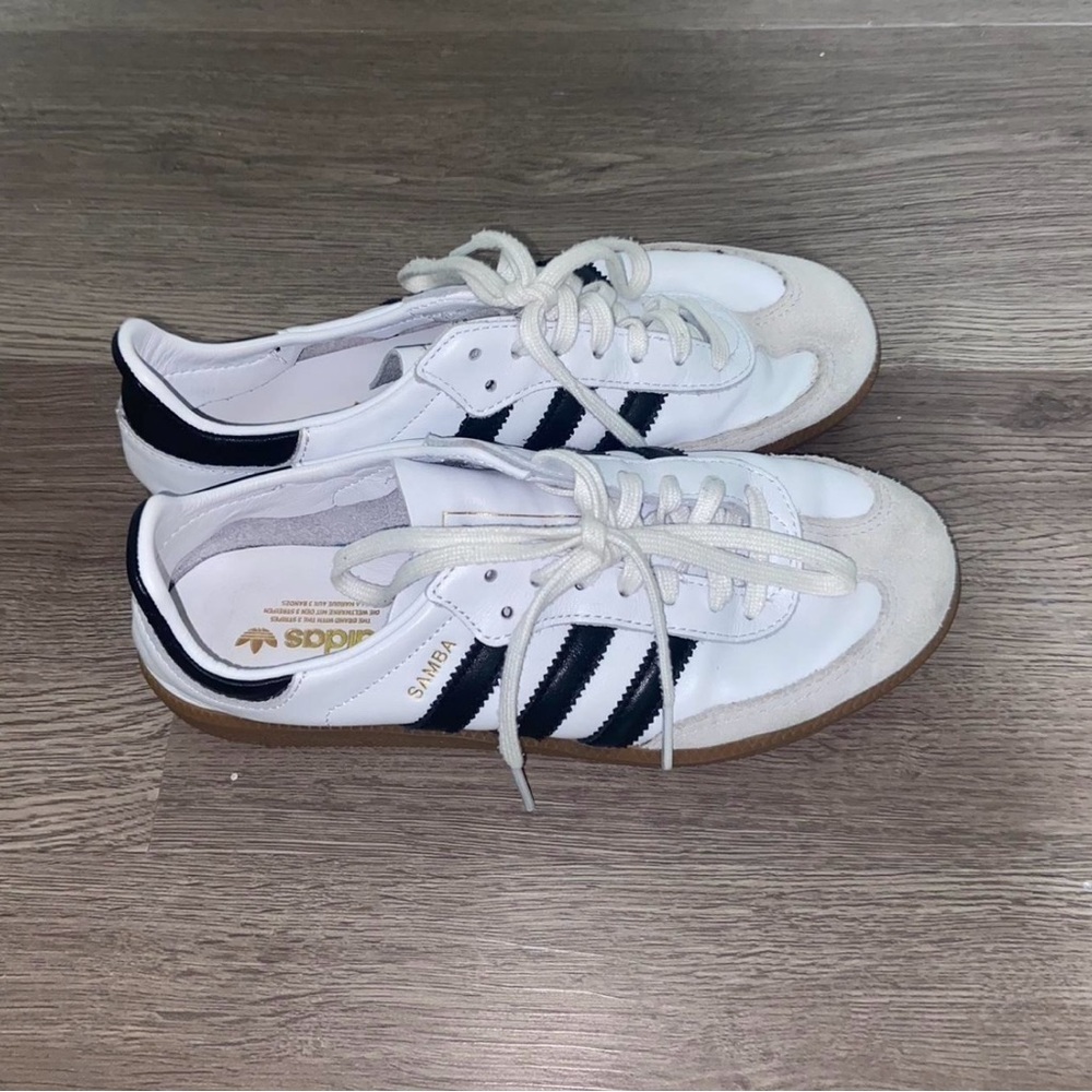Adidas White and Black Sneakers
